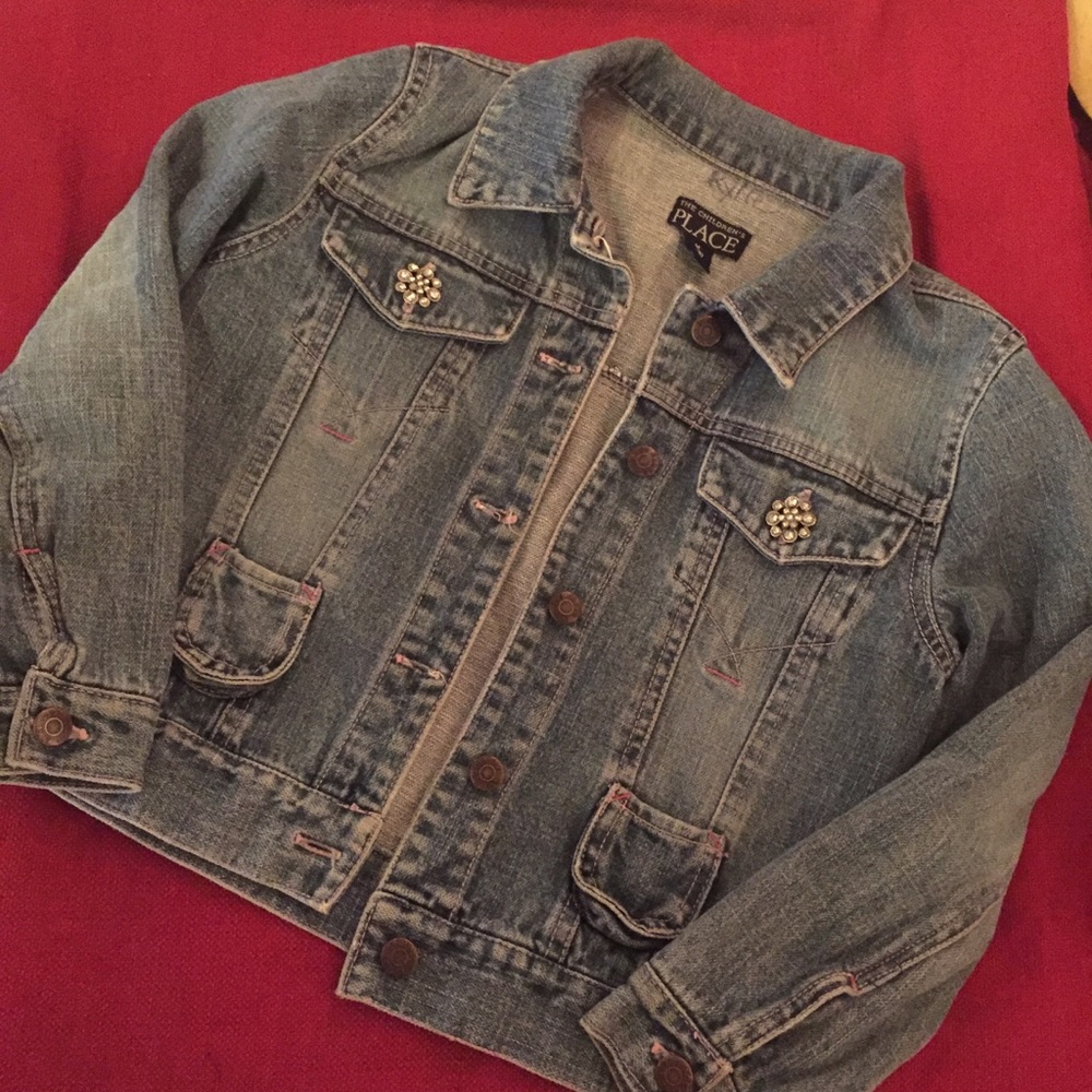 Children’s Place 7/8 jean jacket girls